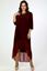 Изображение Платье  5071 цвет бордо