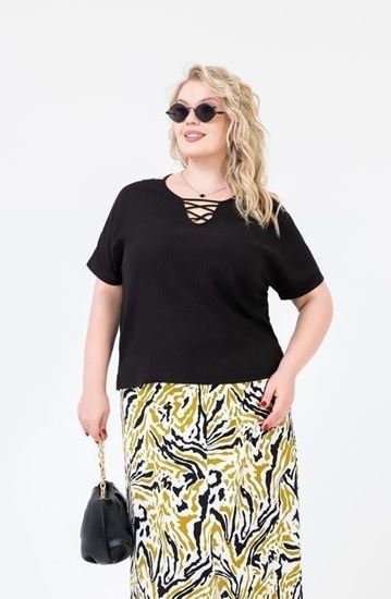 Изображение Блуза 172677 черный