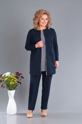 Изображение Комплект жакет, блуза, брюки 3260